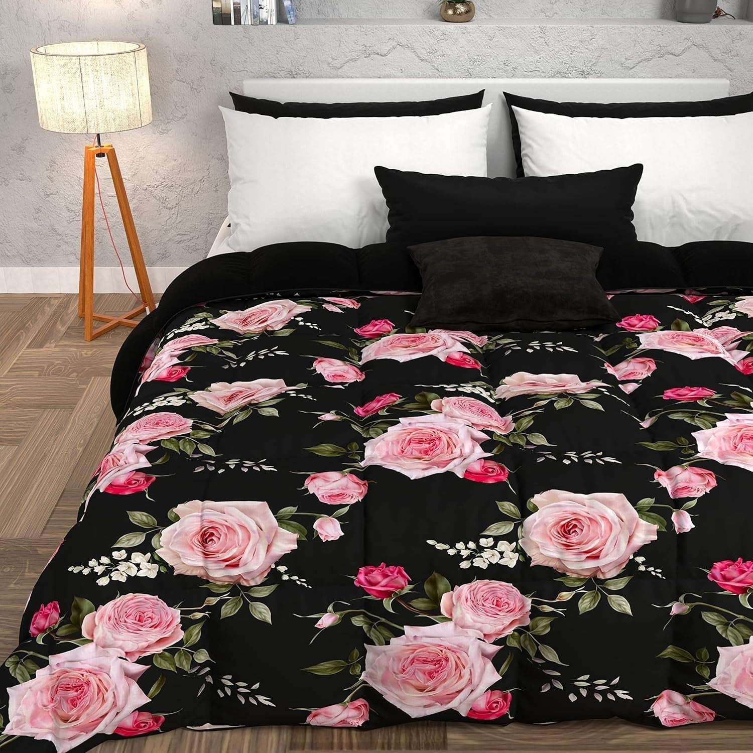 PETTI Artigiani Italiani - Couette d'hiver, Couette d'hiver, Couette simple, Double face, Impression monochrome et numérique, microfibre 100% hypoallergénique, Fabriqué en Italie