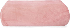 HOMLA Couverture polaire rouge moelleuse et chaude - pour canapé et lit Couverture confortable Couverture de canapé Couverture de salon - facile d'entretien 150 X 200 cm Rose Lits et couvertures Besuche den HOMLA-Store