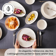 Service de table Karaca Allure pour 12 personnes, New Generation Bone - Service raffiné pour une culture culinaire sophistiquée
