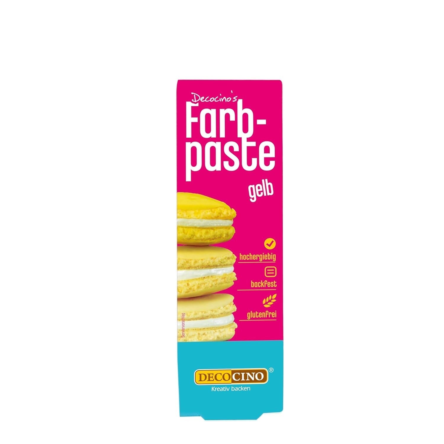 Pâte colorante rose DECOCINO - 20 g - Colorant alimentaire, idéal pour colorer gâteaux, fondants et crèmes - Sans acides gras azoïques ni gluten