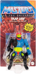 Figurine à collectionner Masters of the Universe Origins, Trap Jaw, env. Jouet populaire Big MOTU Villain de 14 cm avec 16 articulations mobiles et accessoires, HYD41, figurines d'action [multicolores] Naty Shop