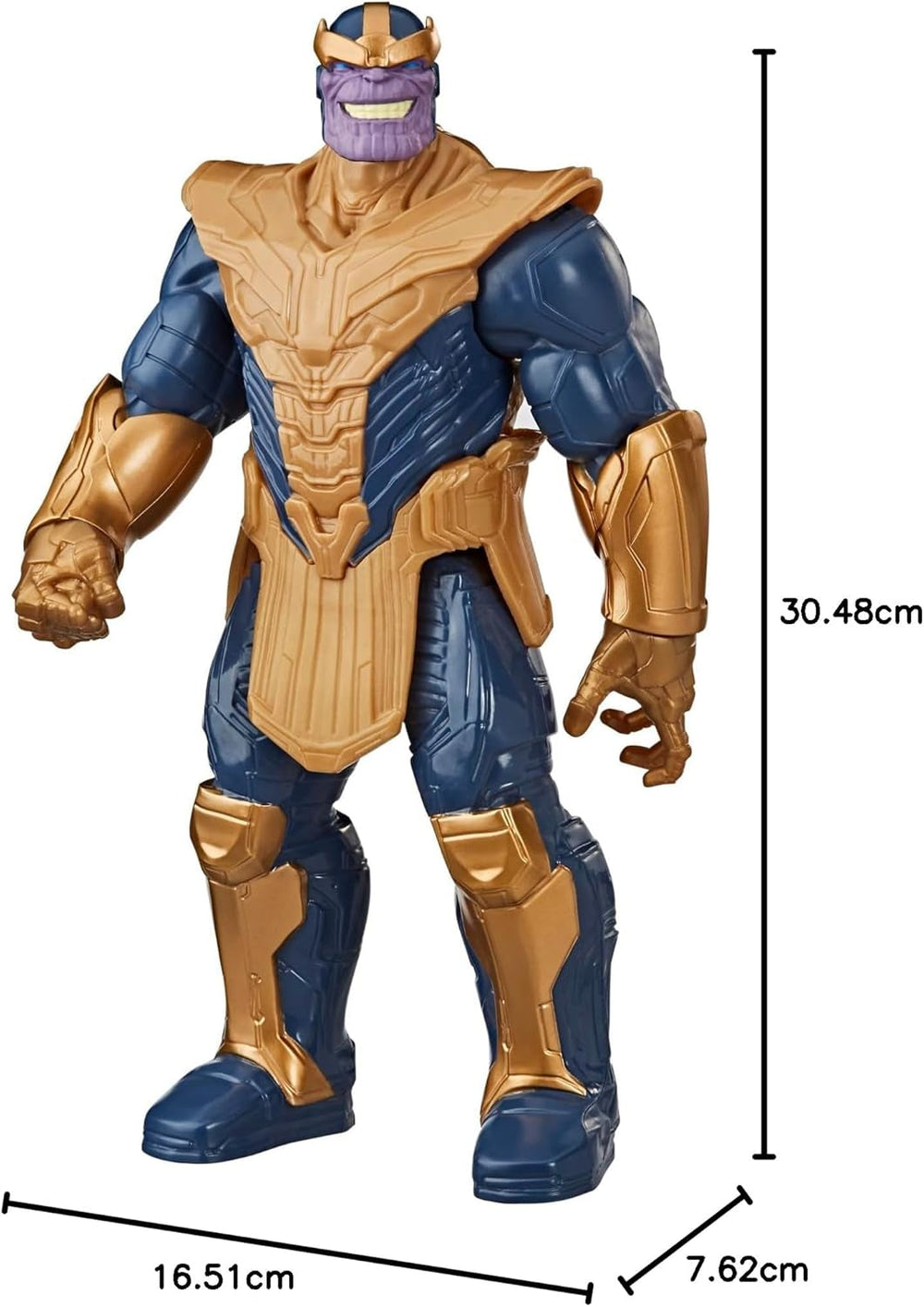 Marvel Avengers Titan Hero Series Deluxe Thanos Action Figure Marron Figurines Naty Shop