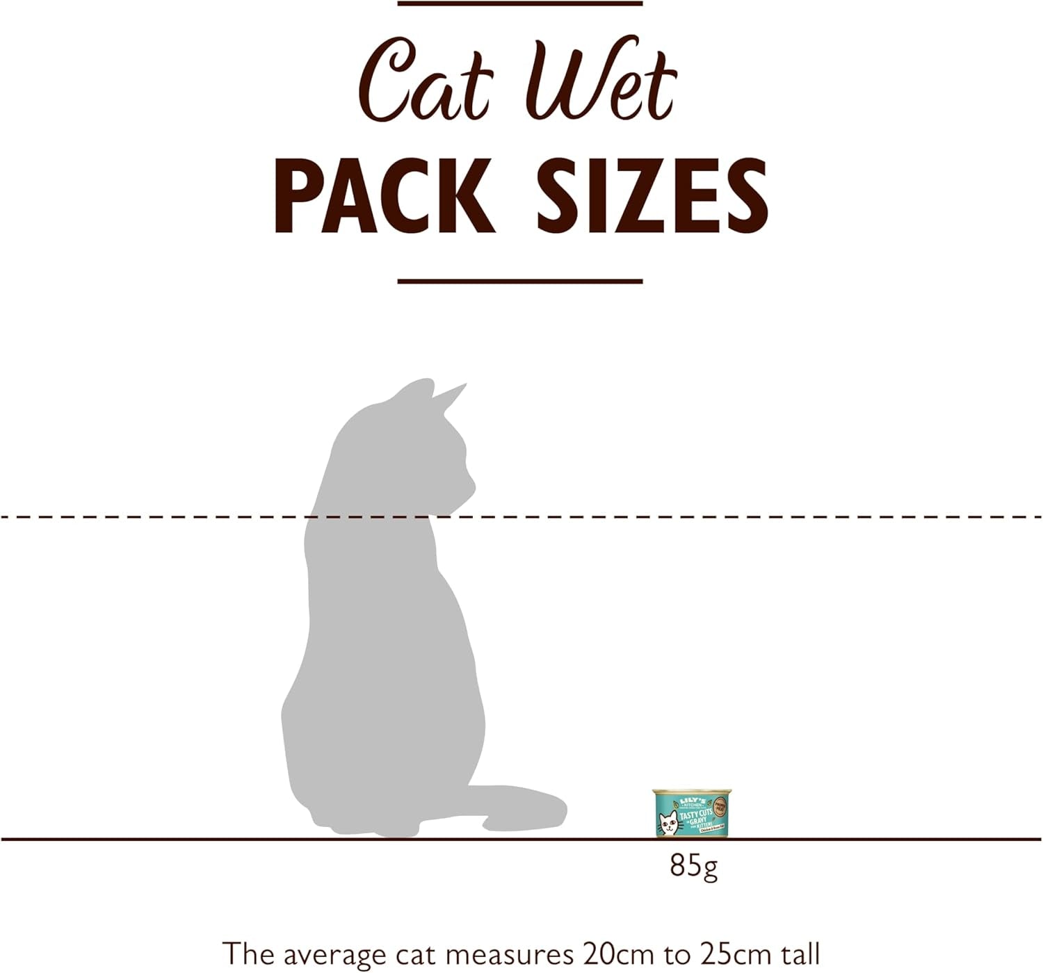 Lily's Kitchen Fish Tasty Cuts Nourriture humide pour chats - Paquet de 24 (24 x 85g) Délicieux morceaux de poisson en sauce pour chats