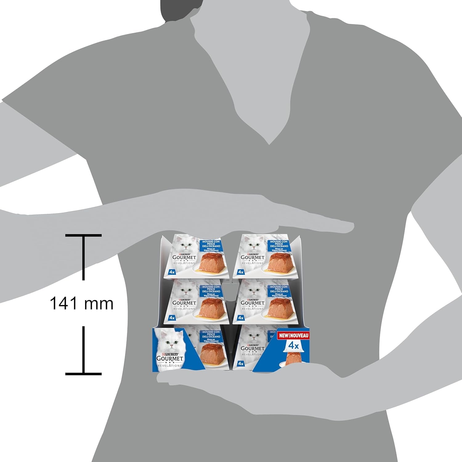 Nourriture humide pour chats Revelations aux poissons de mer, 24 x 57 g