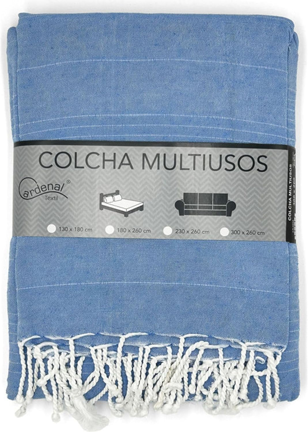 Couvre-lit multifonctionnel ECOMMERC3, taille 300 X 260 cm, pour canapé ou lit, couvre-lit multifonctionnel bleu, décoratif pour canapé, lit, jeté de canapé, léger et élégant, bleu Lits et couvertures Besuche den ECOMMERC3-Store