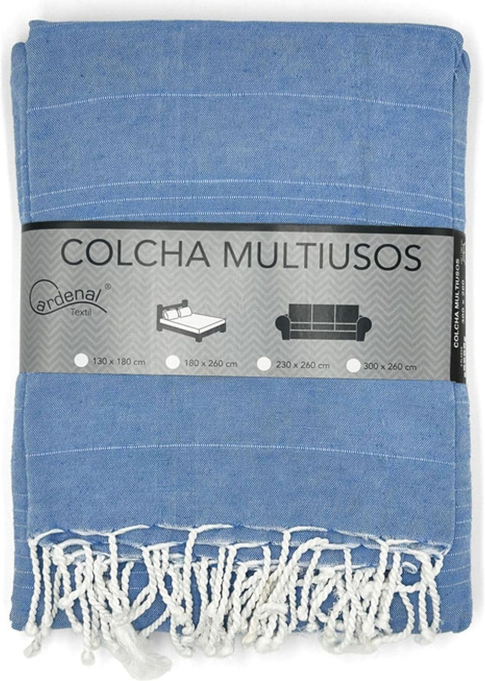 Couvre-lit multifonctionnel ECOMMERC3, taille 300 X 260 cm, pour canapé ou lit, couvre-lit multifonctionnel bleu, décoratif pour canapé, lit, jeté de canapé, léger et élégant, bleu Lits et couvertures Besuche den ECOMMERC3-Store