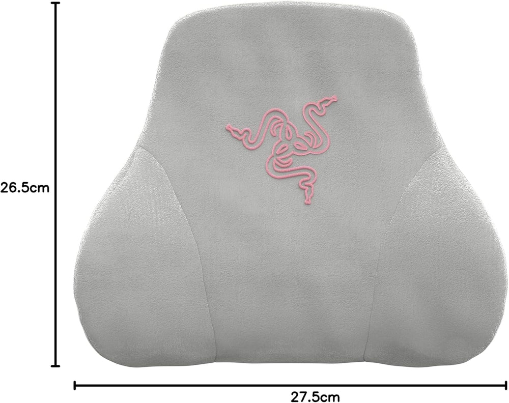 Coussin de tête Razer - Coussin de nuque et de tête pour chaises de jeu (conception ergonomique, mousse à mémoire de forme, housse en velours noir doux) Quartz Naty Shop Oreillers standard