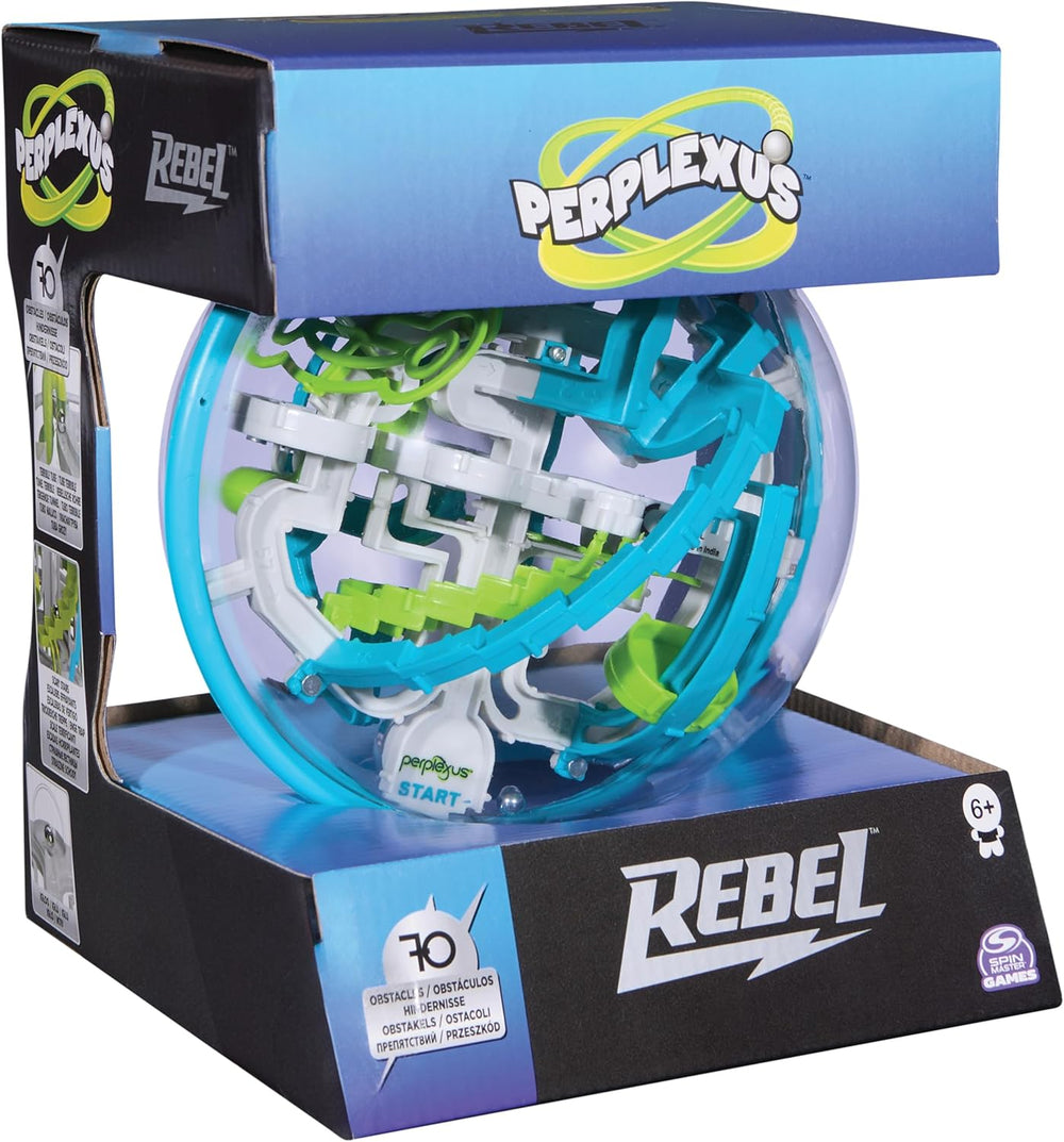 Spin Master Games Perplexus Rebel, labirint 3D cu bile și 70 de obstacole - pentru fanii Perplexus îndemânatici, cu vârsta de 6 ani și peste