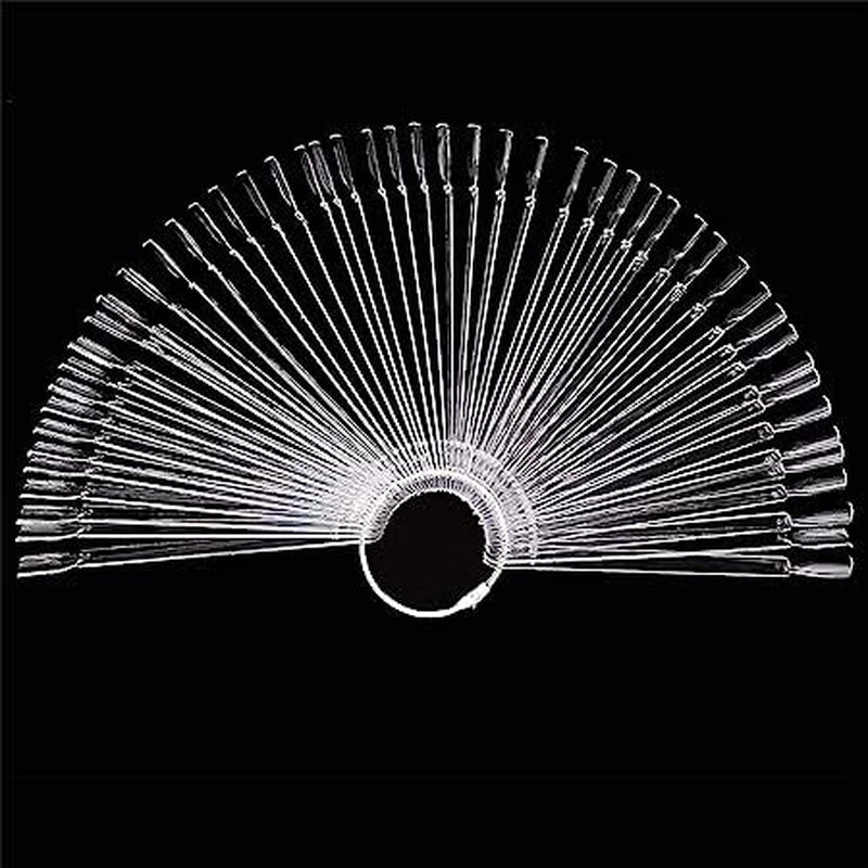 Présentoir à ongles, 40 bâtons de vernis à ongles artificiels, capsules, éventail pratique, nail art