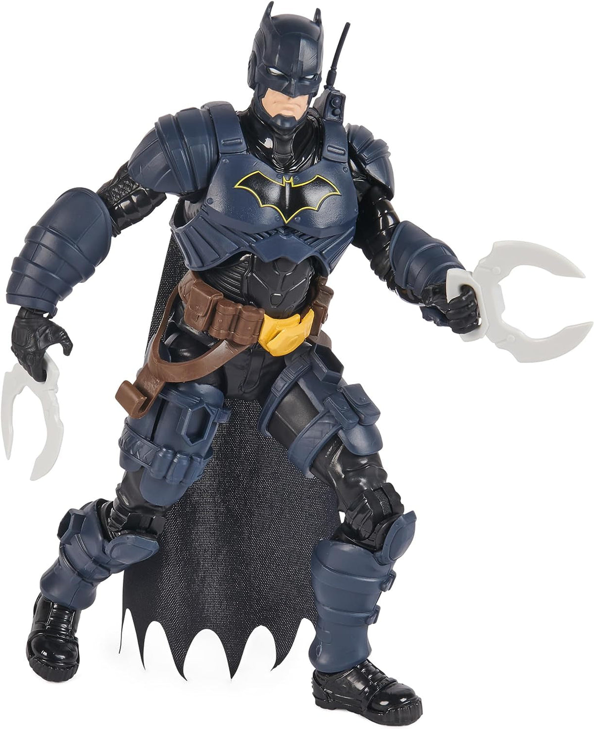 Figurine d'action DC Batman Adventures, 30 cm - Avec 16 pièces d'équipement et entièrement mobile pour des aventures passionnantes et des cascades pleines d'action, jouet pour enfants à partir de 3 ans Figurines d'action Naty Shop Single