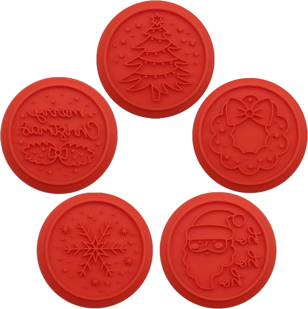 Lot de 7 tampons de gaufrage pour biscuits de Noël C'est Noël