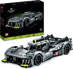 LEGO 42156 Technic Peugeot 9X8 24H Le Mans Hybrid Hypercar Legendary Race Car Kit de modèle adulte Voiture de sport automobile à l'échelle 1:10 à collectionner pour les joueurs avancés Kits de construction Besuche den LEGO-Store Single