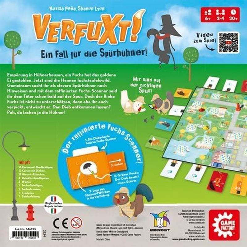 Game Factory 646255 Verfuxt, jeu de détective pour enfants à partir de 6 ans, jeu pour enfants