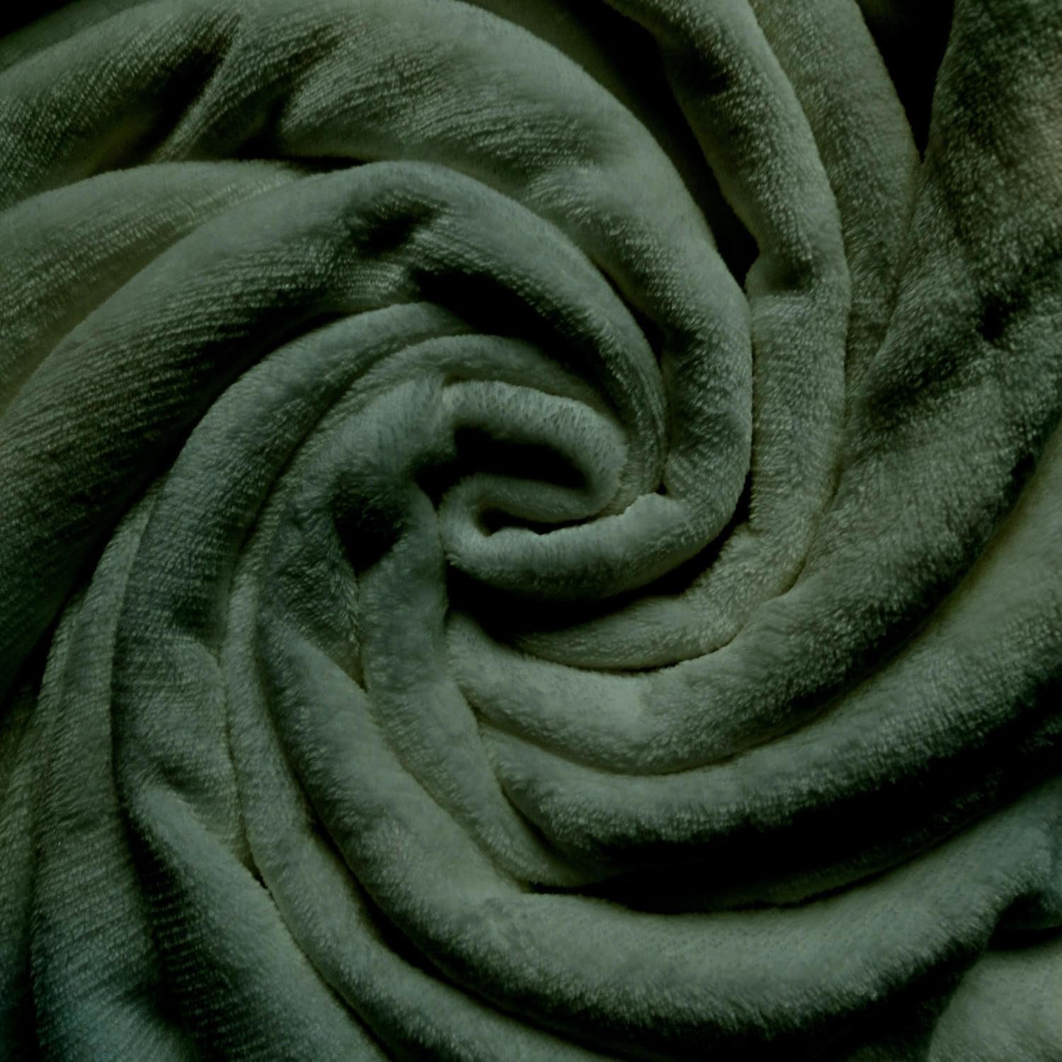 Soleil D'Ocre, couverture flanelle, 220 X 240 Cm, kaki Couettes et couettes Naty Shop