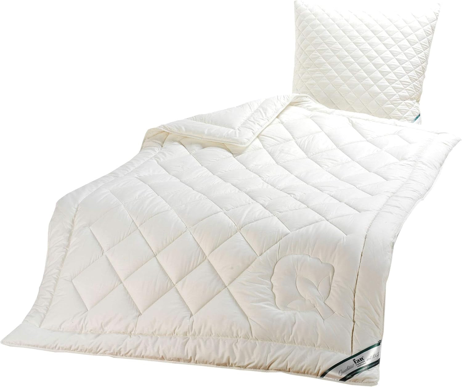 FOINS. Couette Frankenstolz, coton, naturel, 135 cm x 200 cm Couettes et couettes Naty Shop Natura 135 cm x 200 cm