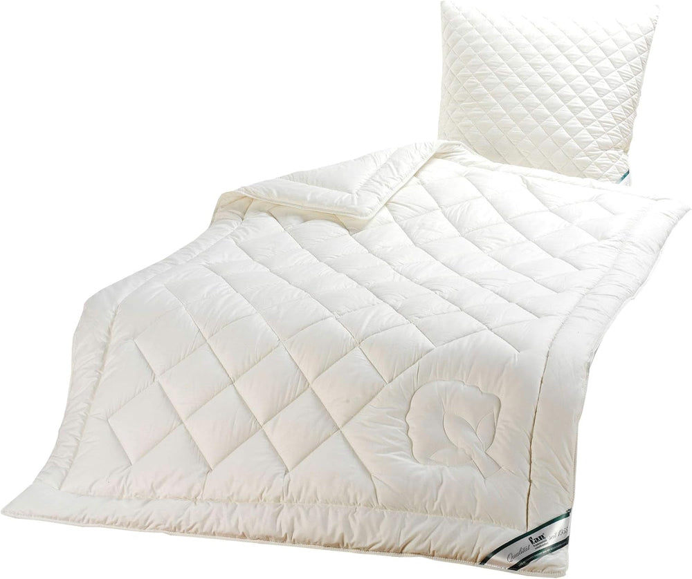 FOINS. Couette Frankenstolz, coton, naturel, 135 cm x 200 cm Couettes et couettes Naty Shop Natura 135 cm x 200 cm