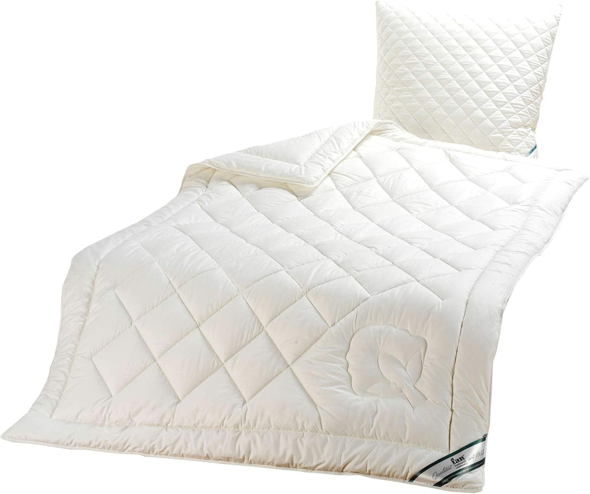 FOINS. Couette Frankenstolz, coton, naturel, 135 cm x 200 cm Couettes et couettes Naty Shop Natura 135 cm x 200 cm