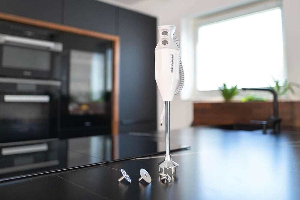 ESGE Zauberstab P 200 Profi, Stabmixer Weiß Inkl. Zubehör, Bis Zu 17 000 U/Min, 90860, Weiß/Grau Cuisine Naty Shop