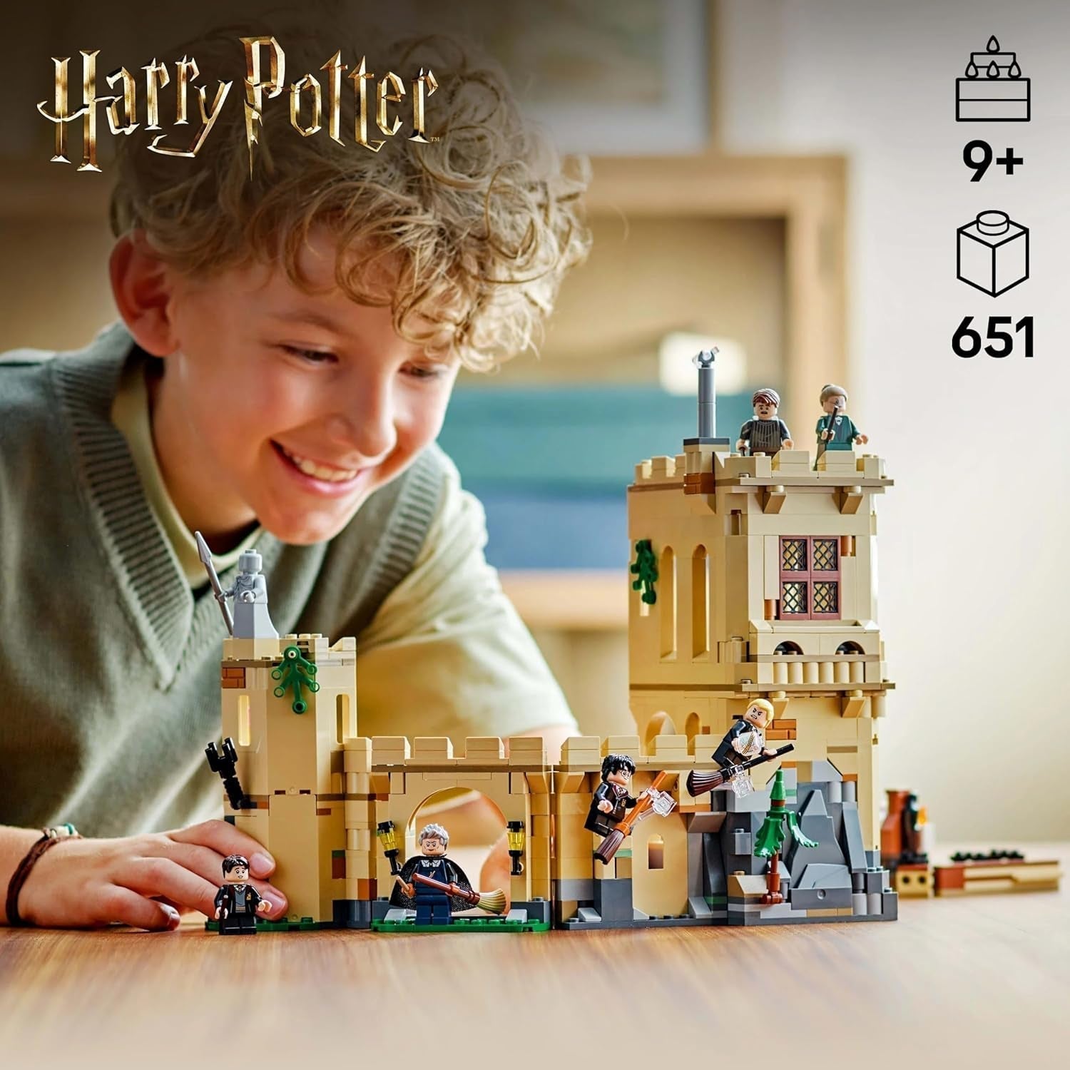 Château de Poudlard LEGO Harry Potter : Leçons de vol et aventure avec 6 figurines à collectionner, dont Draco Malfoy et le professeur McGonagall, jeu de rôle pour garçons et filles de 9 ans 76447 Jeux de construction Besuche den LEGO-Store