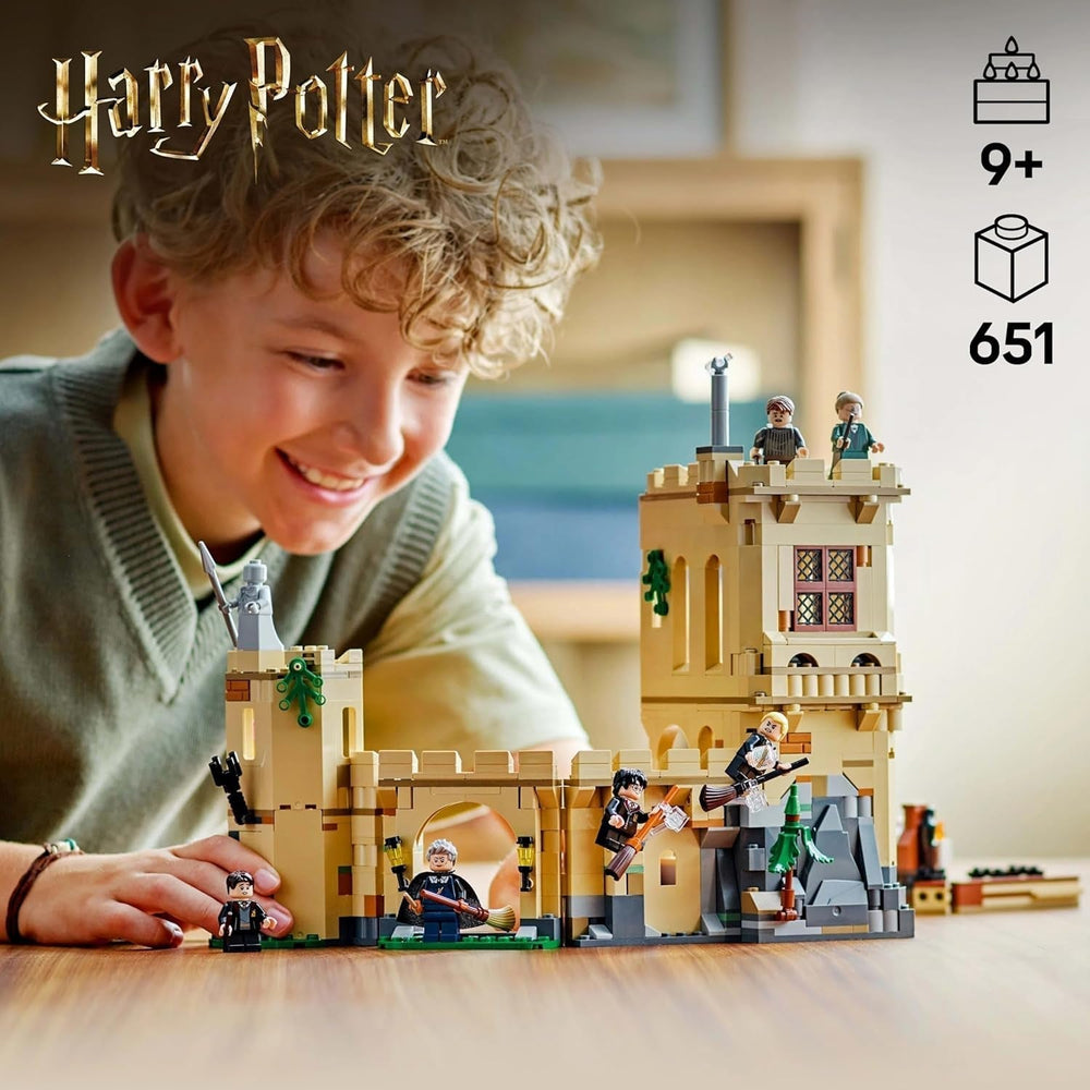 Château de Poudlard LEGO Harry Potter : Leçons de vol et aventure avec 6 figurines à collectionner, dont Draco Malfoy et le professeur McGonagall, jeu de rôle pour garçons et filles de 9 ans 76447 Jeux de construction Besuche den LEGO-Store