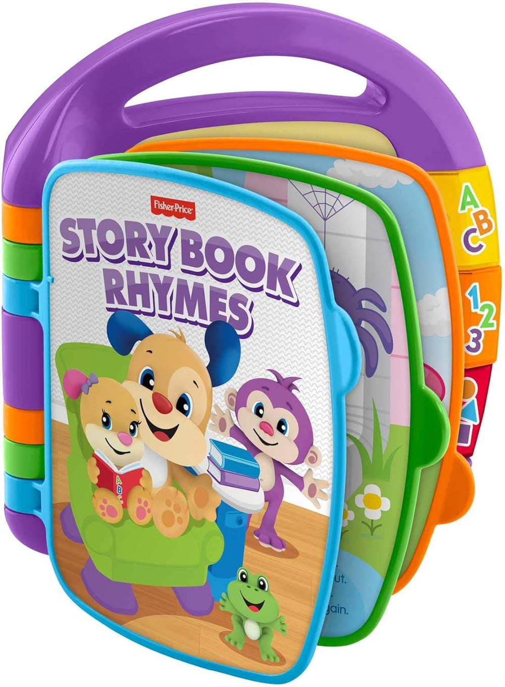 Fisher-Price Learning Fun, Livre de chansons, Livre de musique pour bébé, Jouet musical pour bébé, Livre électronique pour bébé, à partir de 6 mois, Version allemande, CDH40 Baby Toys Naty Shop Italien