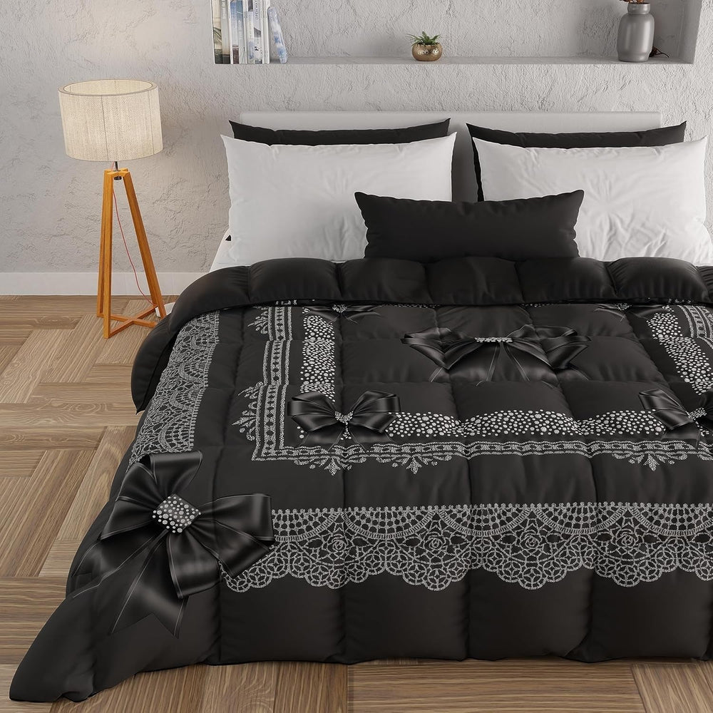 PETTI Artigiani Italiani - Couette d'hiver, Couette d'hiver, Couette simple, Double face, Impression monochrome et numérique, microfibre 100% antiallergique, Made in Italy Couettes et couettes Naty Shop Diamond arc 160 X 190 Cm
