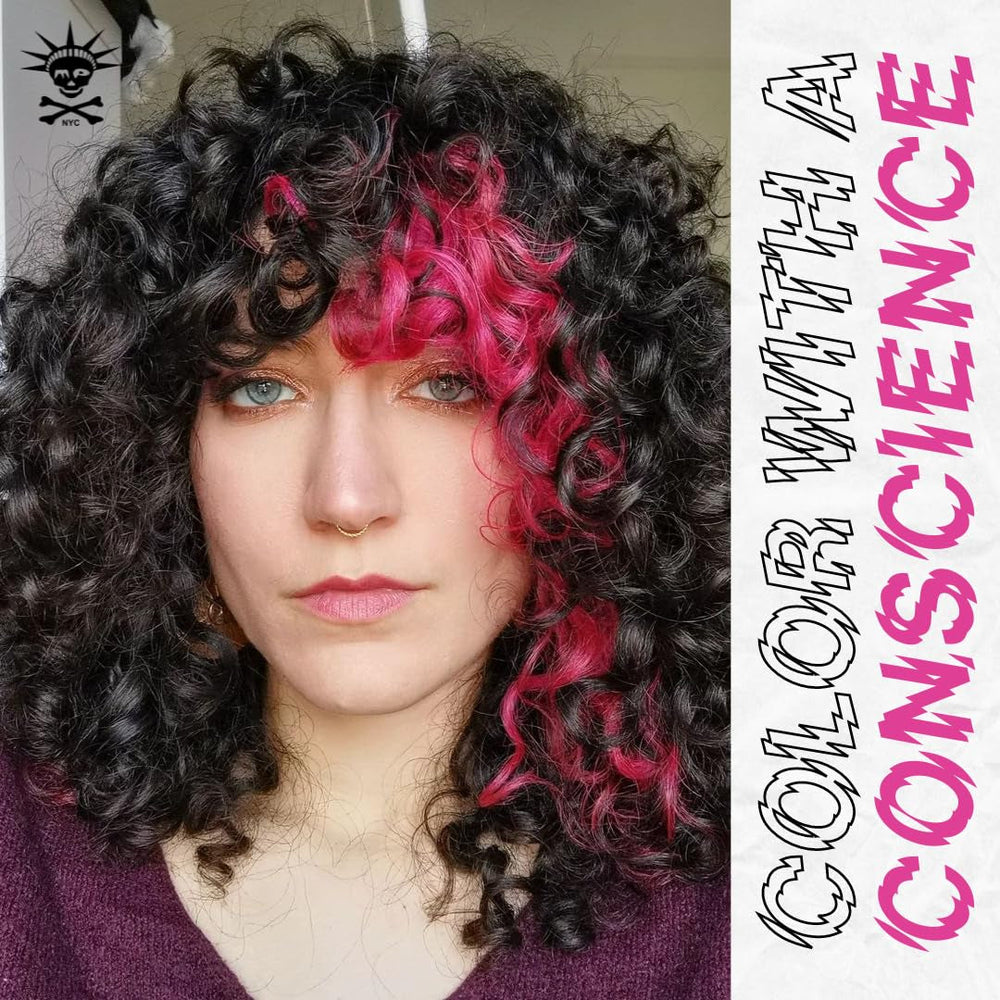 Manic Panic Hot Hot Pink Classic Cream Vegano Teinture capillaire semi-permanente sans cruauté envers les animaux 118 ml Naty Shop Hair Dye