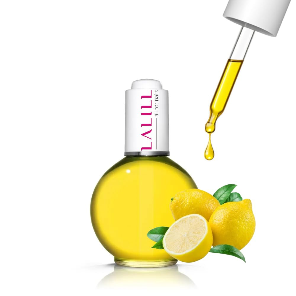 LALILL Nail Cuticle Oil 75Ml - Himbeere Nagelpflegeöl - Nagelöl Pflege Für Nägel Nagelhaut - SPA Maniküre Naildesign Hände - Vegan - Avec Pipette
