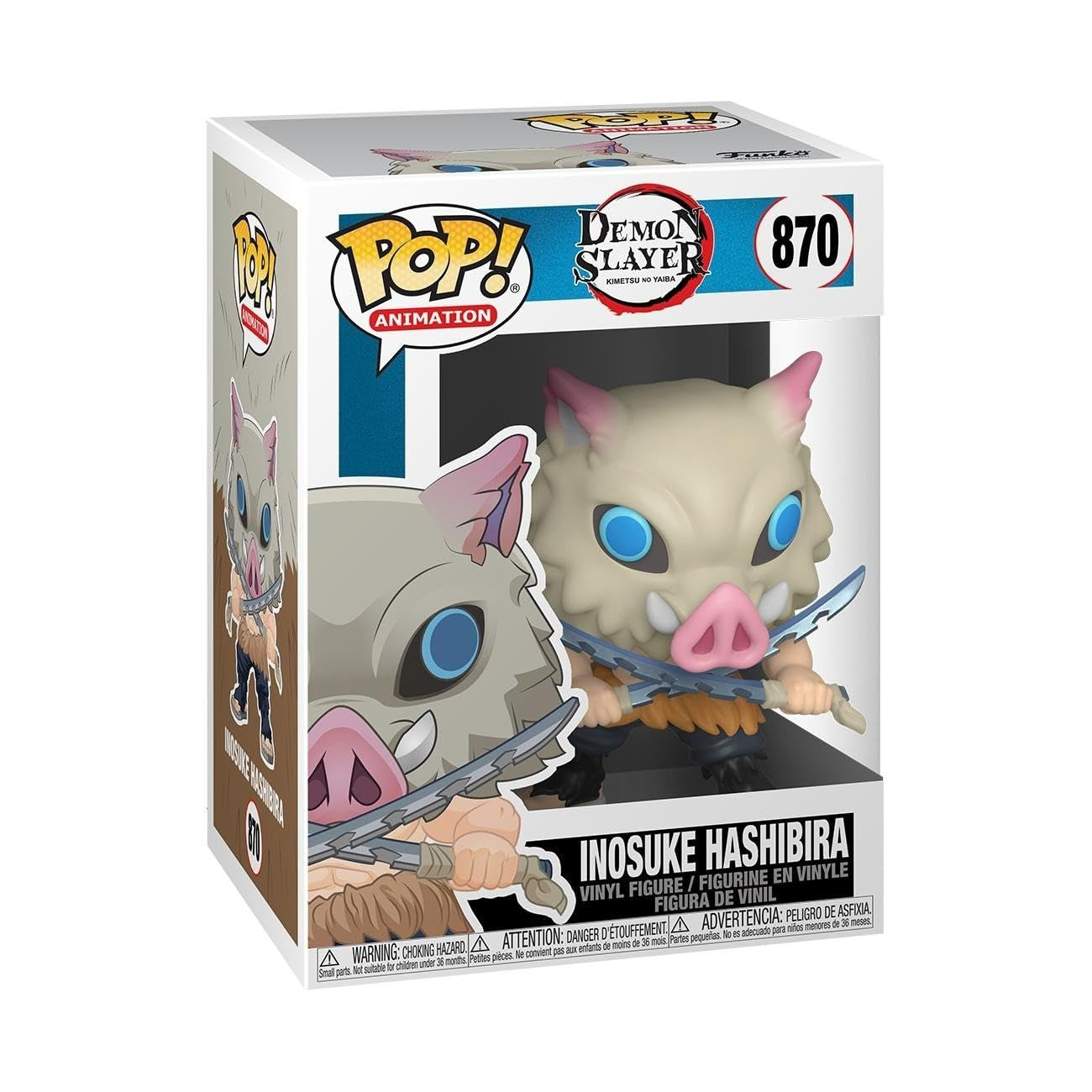 Funko Pop! Animation : Demon Slayer - Inosuke Hashibira - Figurine de collection en vinyle - Idée cadeau - Marchandise officielle - Jouets pour enfants et adultes - Fans d'anime - Figurine modèle pour figurines de collection Naty Shop Titre par défaut