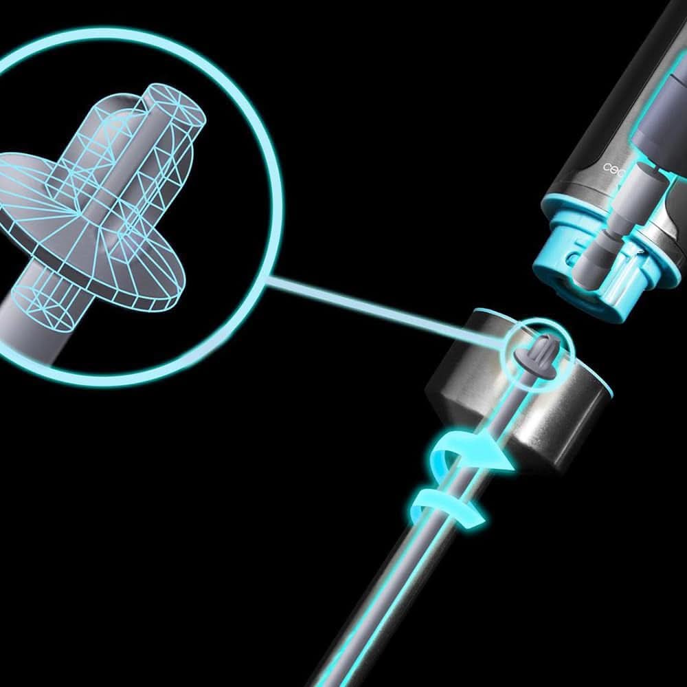 Cecotec Batteur à main Powergear 1500 - Klingen Aus Titanium Beschichtung, 21 Geschwindigkeitsstufen, 1500 W, Inklusiv Glas Mit Deckel. (Schwarz Und Edelstahl, XL) Cuisine Naty Shop