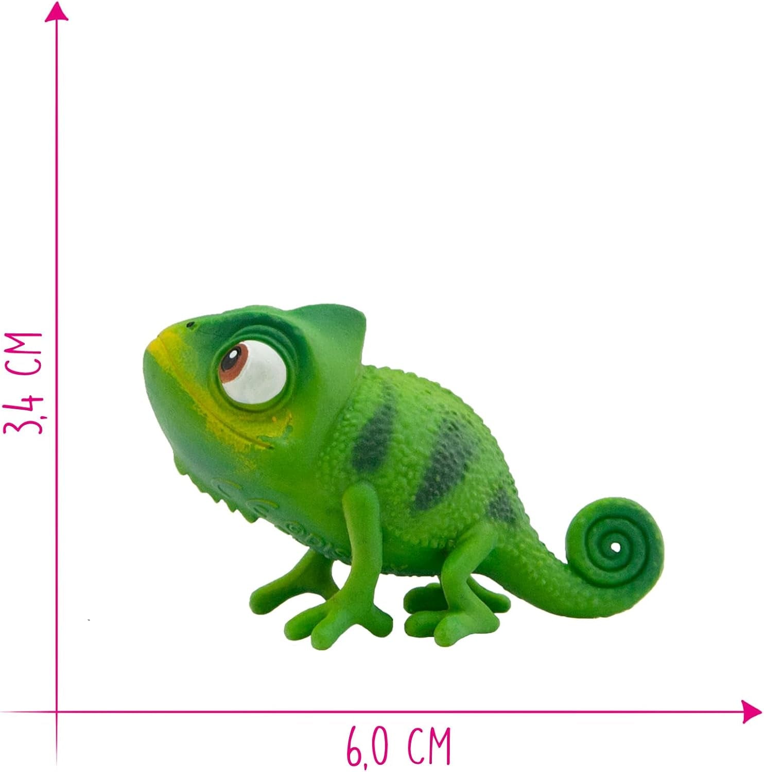 Bullyland 12422 - Figurine caméléon Pascal de Walt Disney Raiponce "Newly Reconfigured", env. 6 cm, fidèle aux détails, idéal comme petit cadeau pour les enfants de plus de 3 ans Figurines Naty Shop