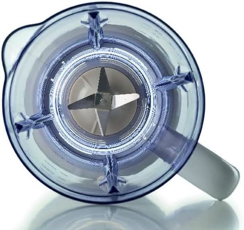 Ariete Breakfast 586 Blender, Mélangeur électrique avec 4 ustensiles de cuisson, 2 vitesses + fonction impulsion, Fumée antidérapante, Plateau de cuisson, 1,5 L de cuisson, 500 W, Blanc Mother and Child Naty Shop