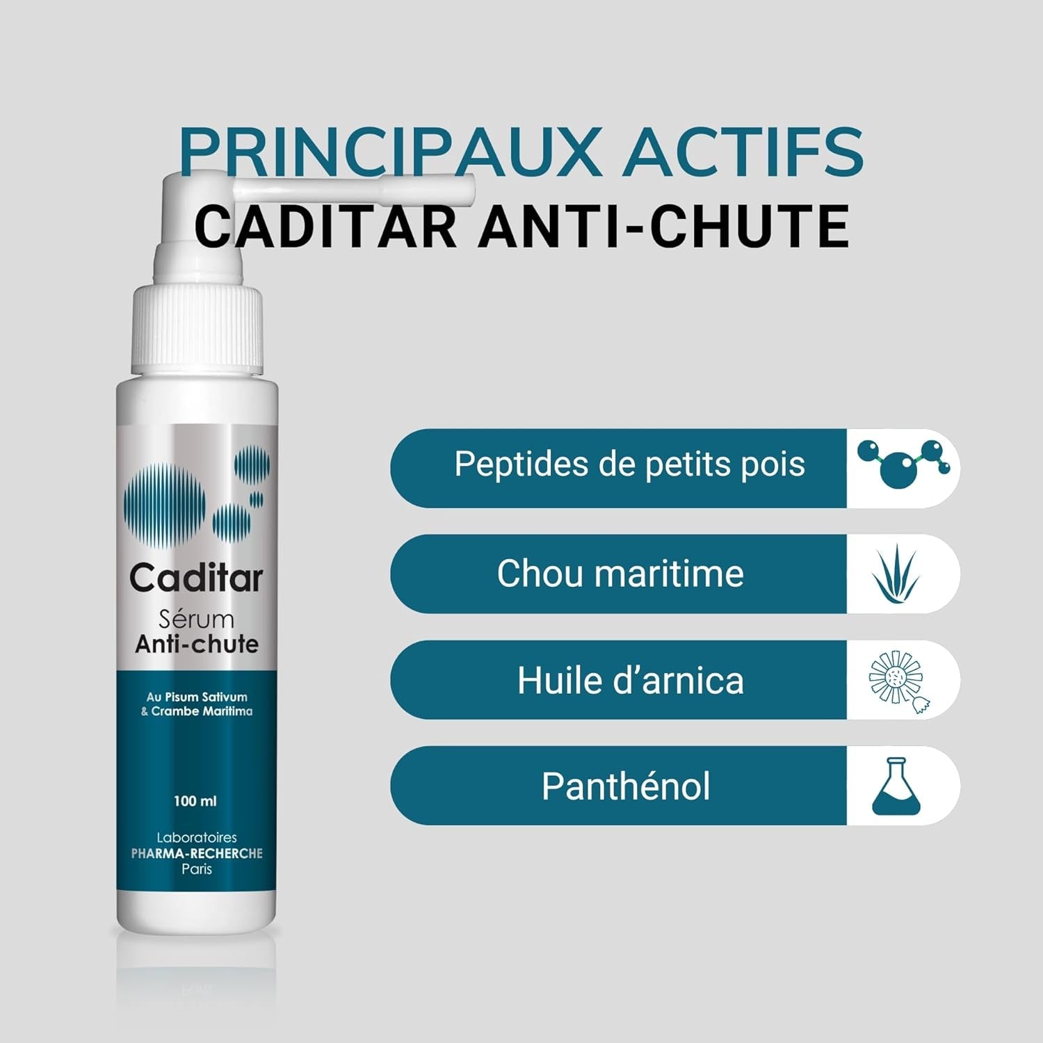 Sérum Caditar contre la chute des cheveux, 100 ml Soins capillaires Naty Shop