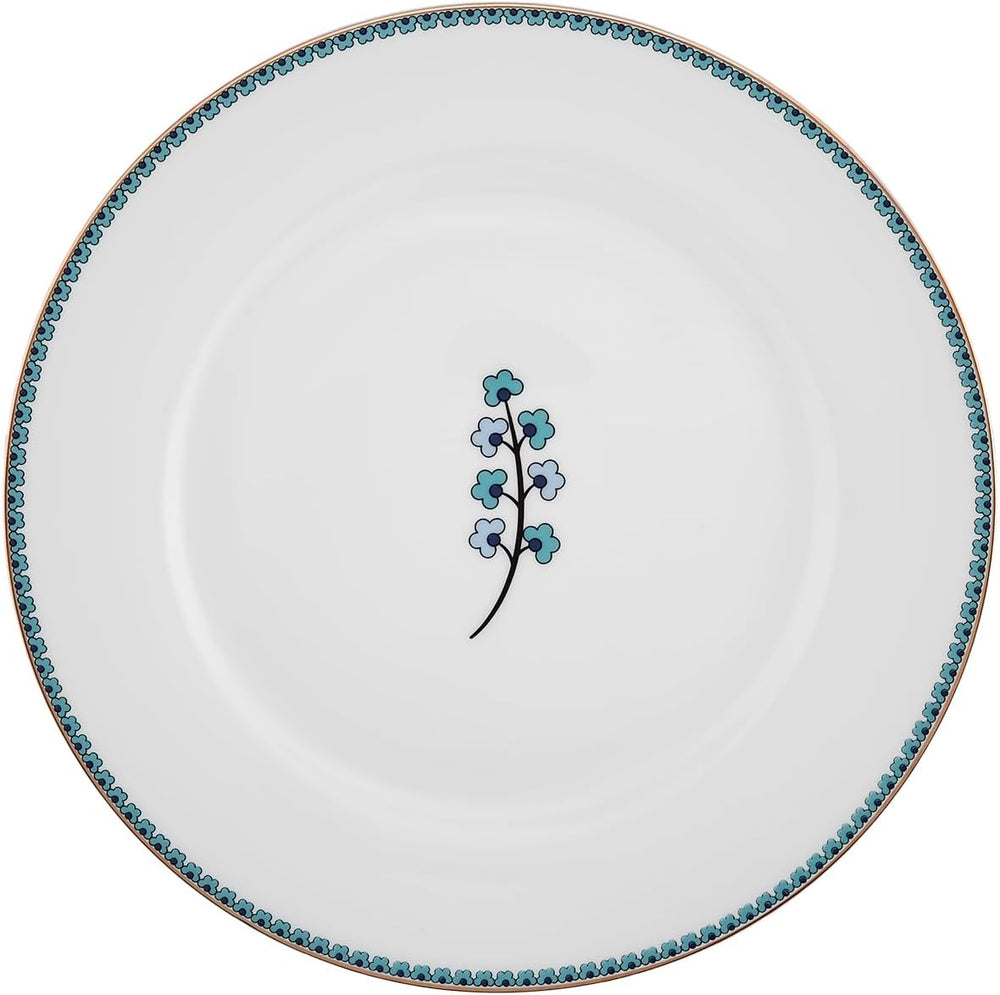 Service à dessert Karaca İznik pour 6 personnes, 18 pièces - vaisselle élégante pour de délicieux desserts