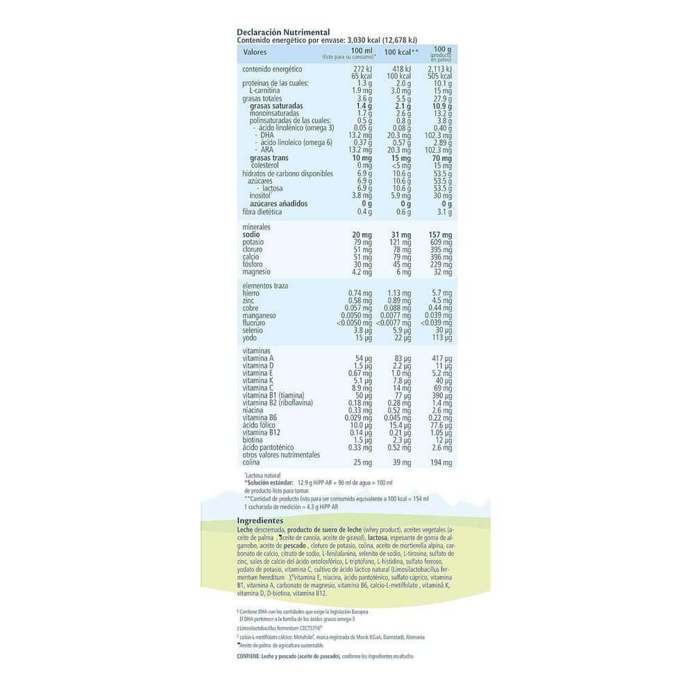 Hipp aliment spécial aliment spécial anti-reflux Mère et Enfant Naty Shop