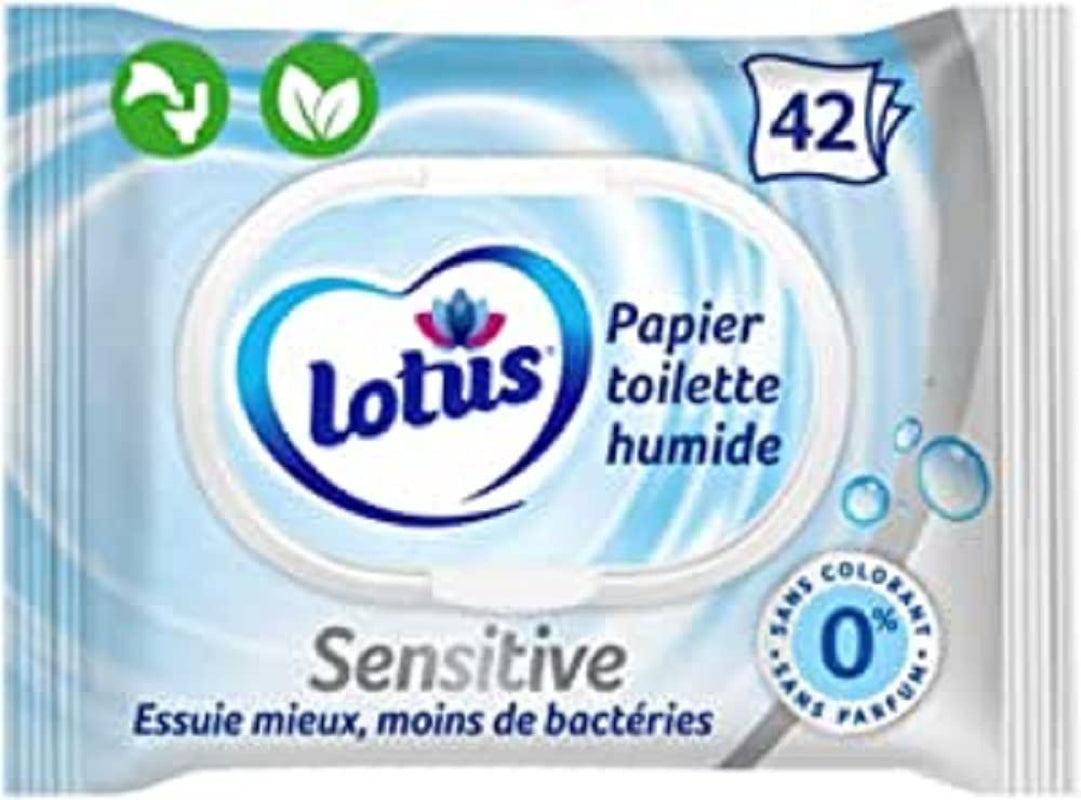 Lingettes humides, Pure, 42