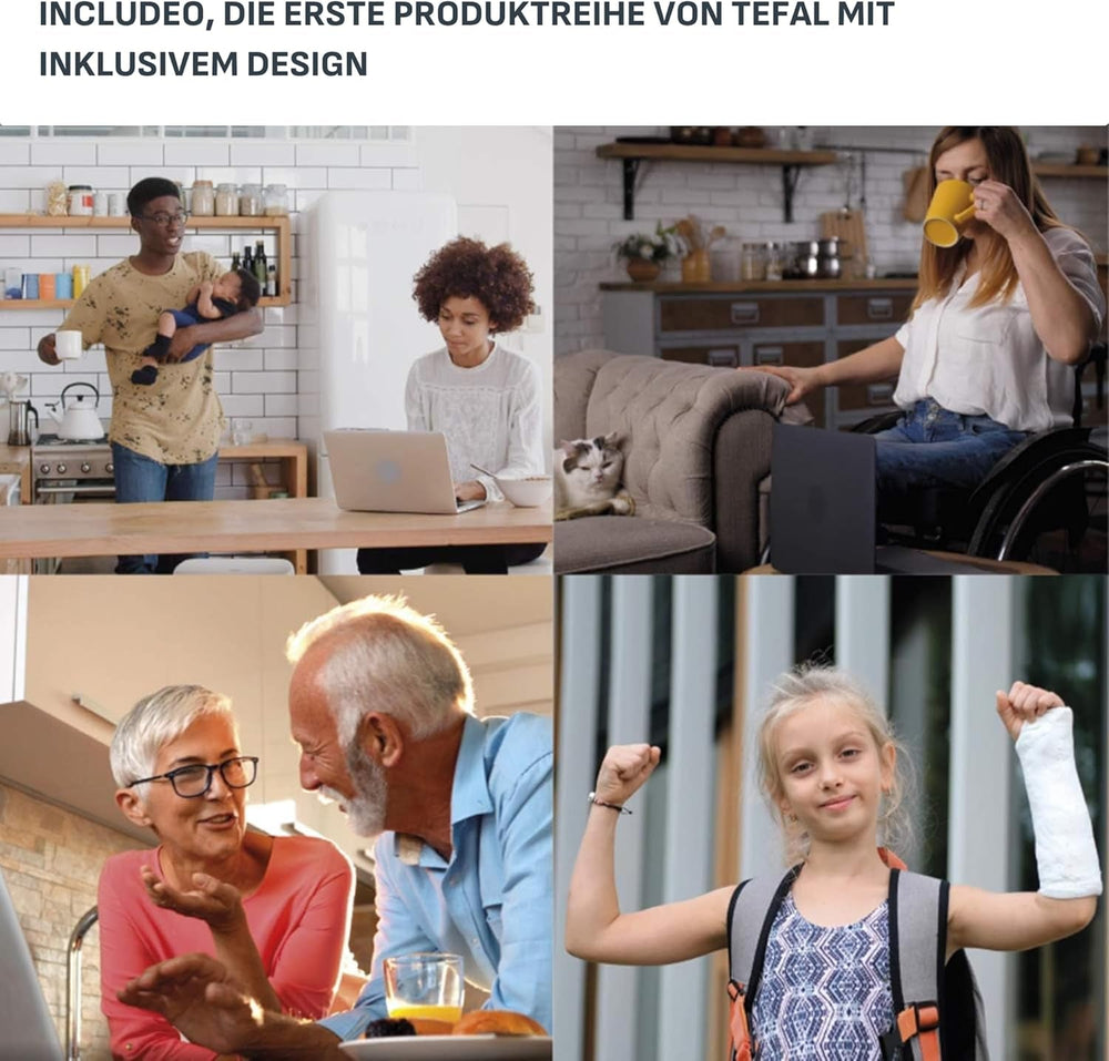 Tefal Includeo Filter Machine à Expresso, Machine à Expresso Extrêmement Facile à Utiliser, Adaptée aux Droitiers et aux Gauchers, Ouverture Automatique du Couvercle, 1,25 L, 10 à 15 Tasses, CM533811