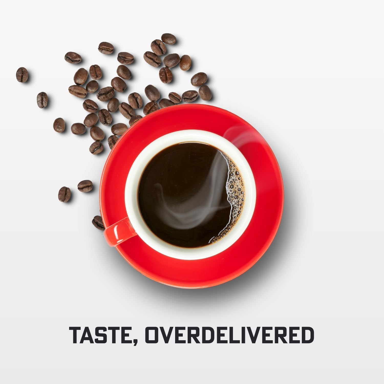 Coffee The Original Decaf, 600 ml (1 pièce) de café décaféiné en grains entiers à torréfaction moyenne, 100 % Arabica