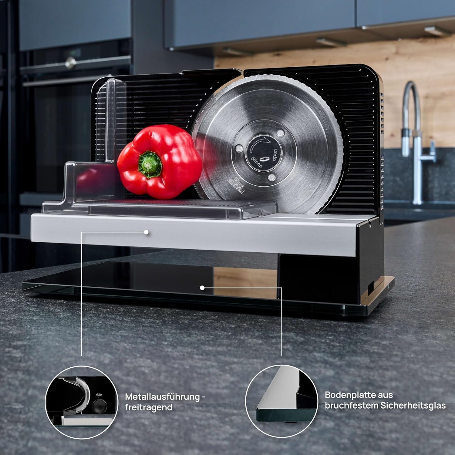 Ritter Sono 2 Trancheuse électrique multifonction Rasnite et Trancheuses Naty Shop