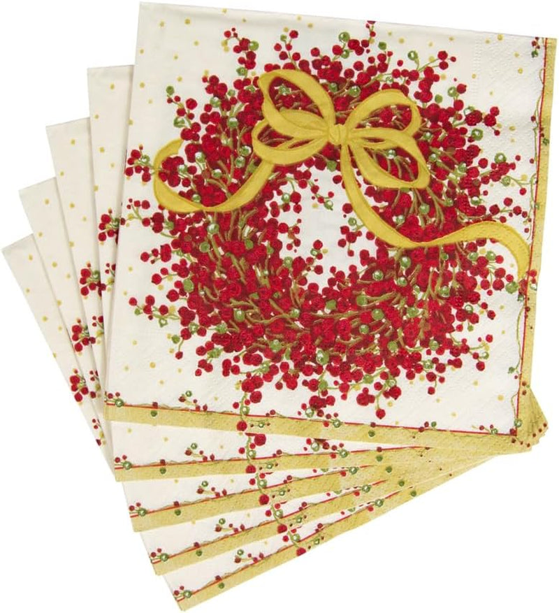 Serviettes en papier triple épaisseur 8070C, 20 pièces, 25 x 25 cm, poivre