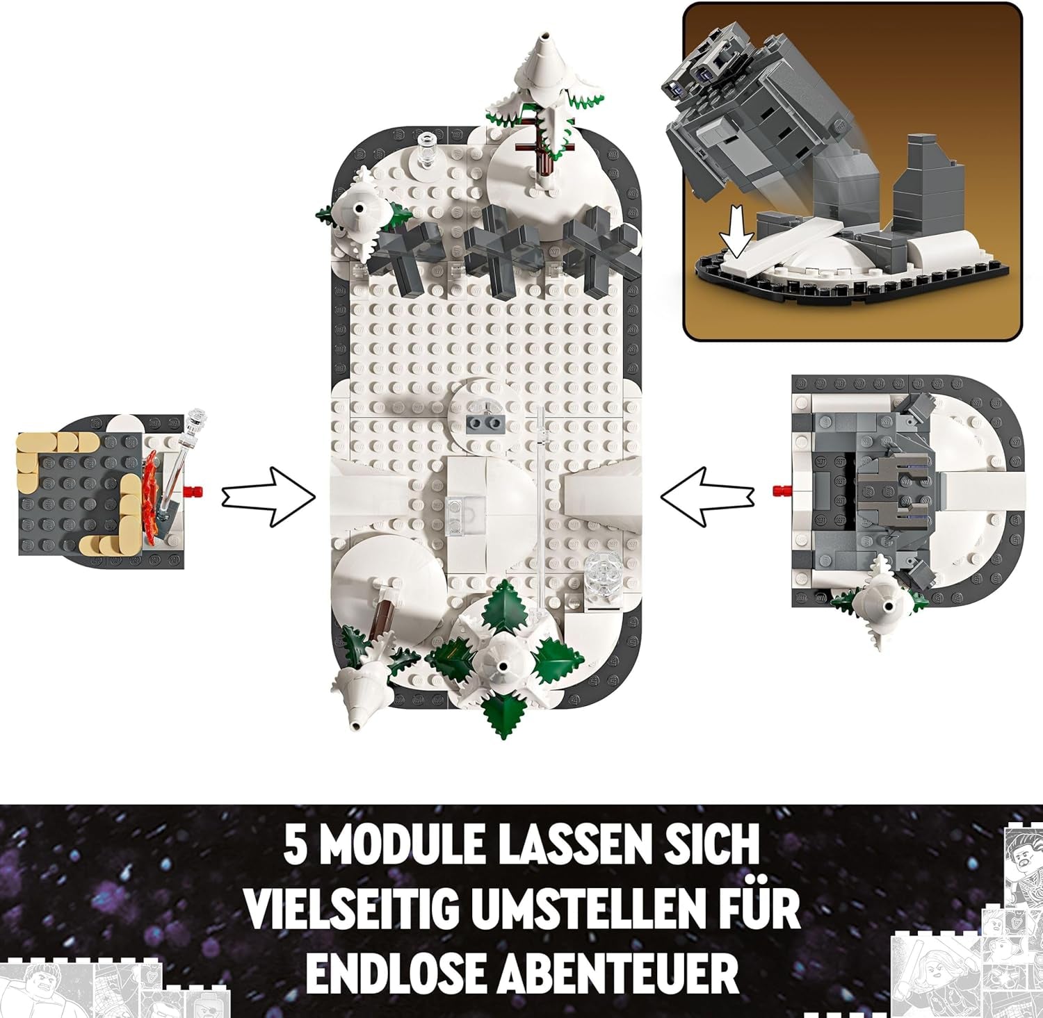 LEGO Marvel Avengers Assemble : Age of Ultron, ensemble de construction et de jeu avec 8 figurines de super-héros tels que Thor, Hulk et Iron Man, jouet de construction pour garçons et filles, set d'aventure 76291 Jeux de construction Besuche den LEGO-Store