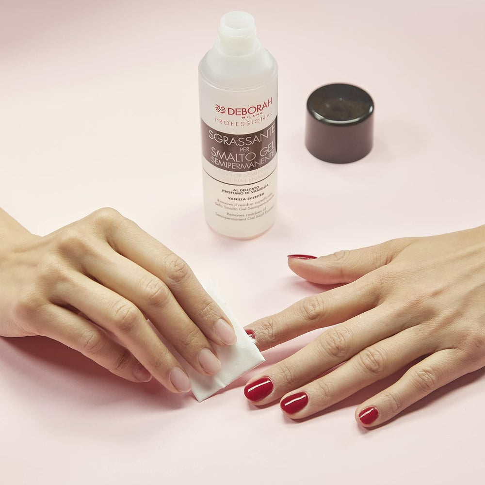 Vernis à ongles semi-permanent Milano Professional, no. 21 Bourgogne, effet volumateur, longue durée, pour des ongles intenses et brillants, 4,5 ml