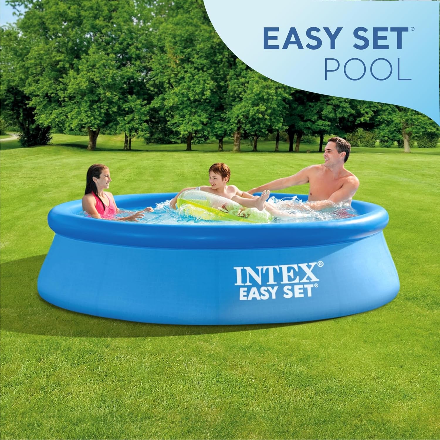 Piscine Hors Sol Intex Easy Set, 305 x 76 cm, Bleu, 28120NP