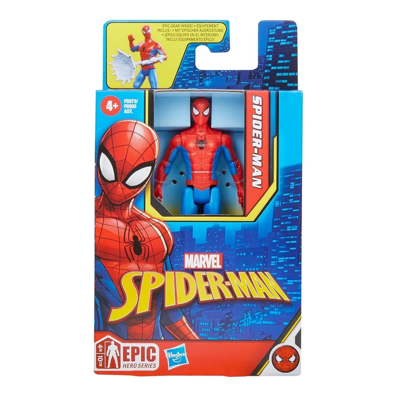 Spider-Man Marvel Epic Hero Series Classic Figurine d'action de 10 cm de haut Figurines Naty Shop