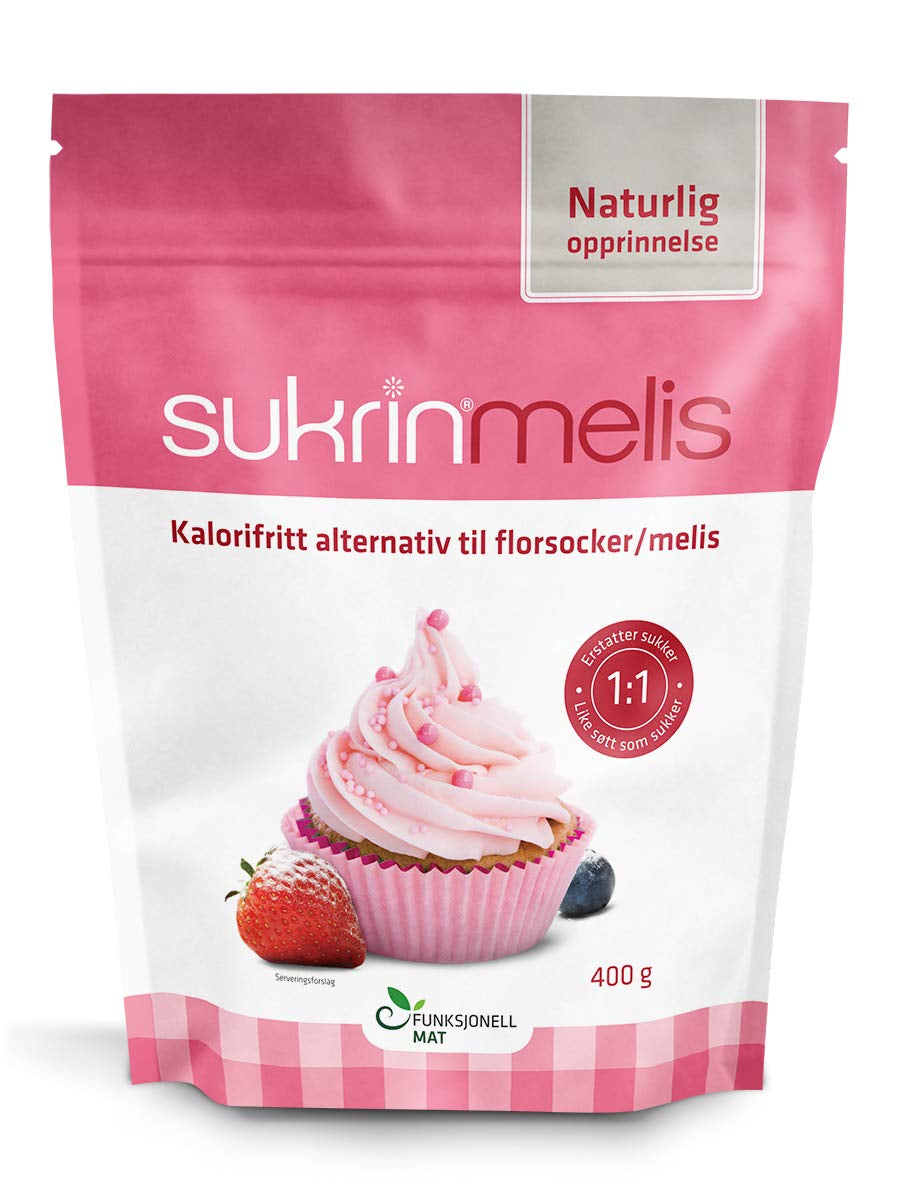 Sukrin Melis Zuckerersatz, Die Natürliche Alternative Zu Puderzucker Ohne Kalorien, 1Er Pack (1 X 400 G) Édulcorants Naty Shop