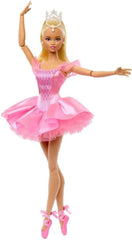 Barbie Signature Ballet Wishes Poupée de collection tendance en tutu de soie rose avec cheveux blonds, emballage cadeau JBJ10