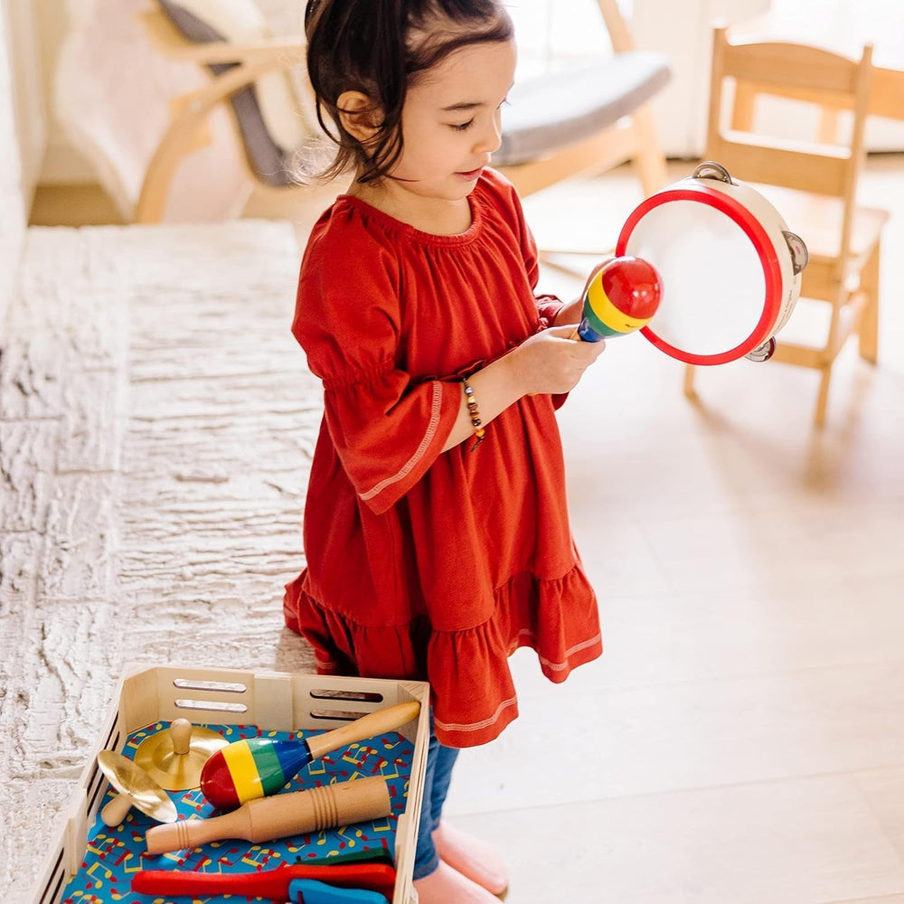 Melissa & Doug Un groupe dans une boîte | Jouets éducatifs | Jouets musicaux pour enfants | 3+ | Cadeau pour garçons ou filles Naty Shop Baby Toys