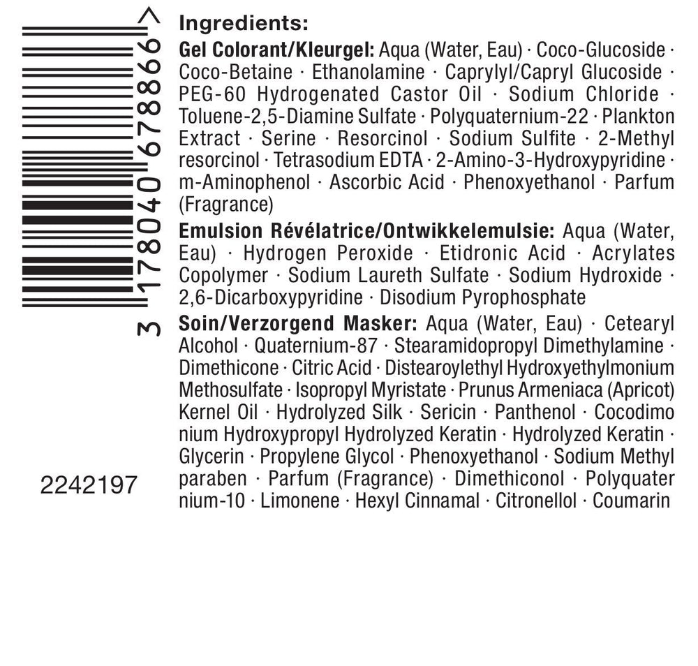 Perfect Mousse Mousse colorante permanente, 668 Hasellnuss Hair Dye Naty Shop