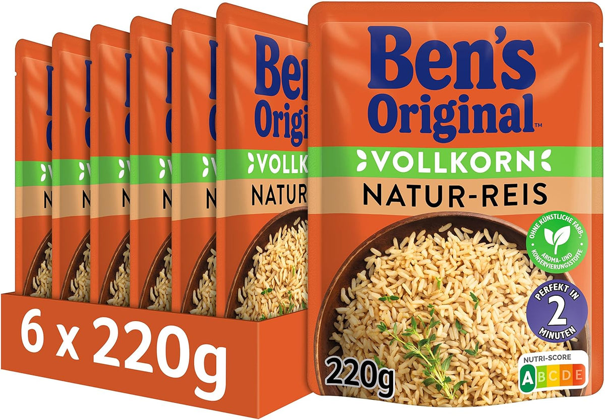 BEN'S ORIGINAL™ riz express naturel 6 x 220g