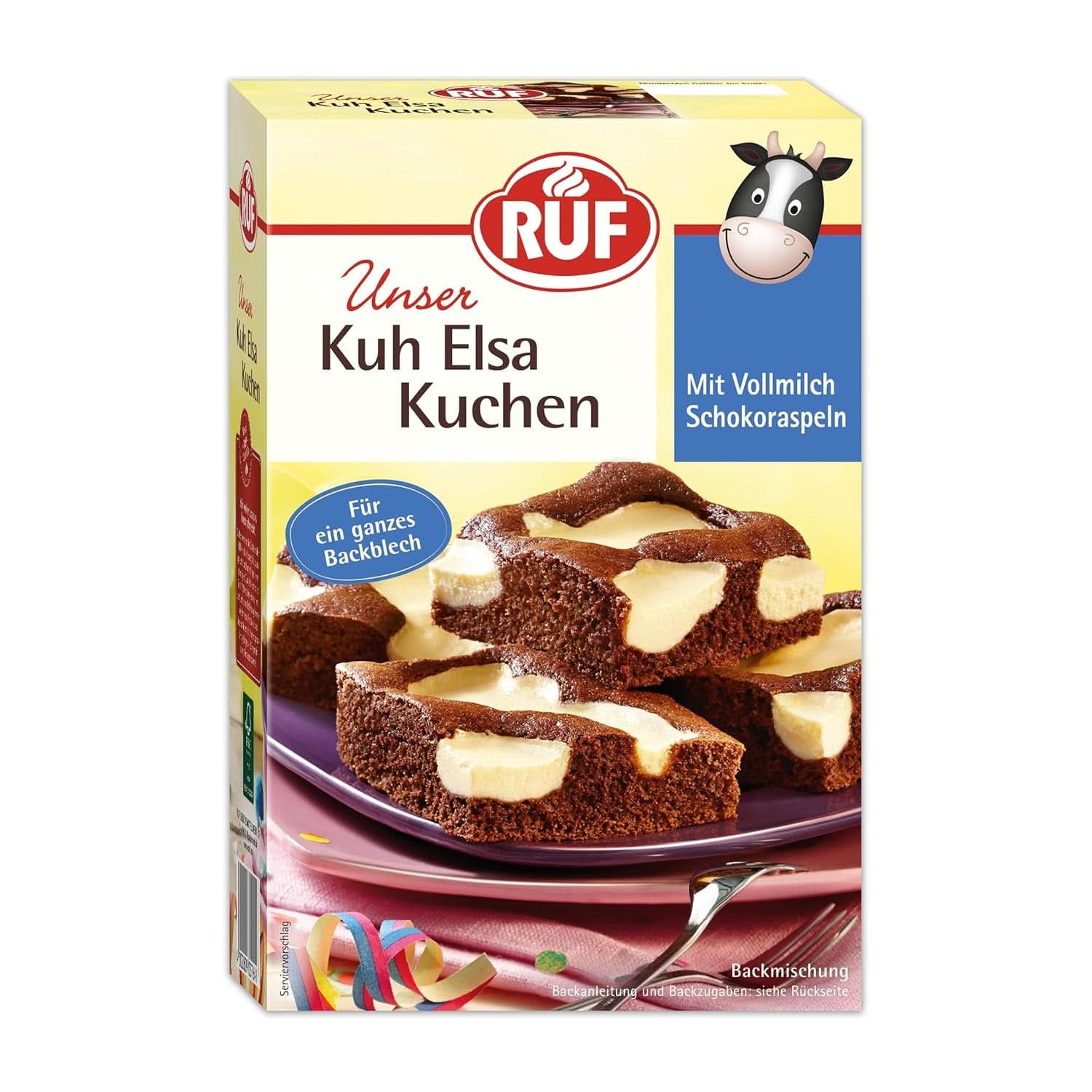 RUF Cake mix, différentes couleurs Glaçages et Décor Naty Shop 775 grammes Gâteau Elsa